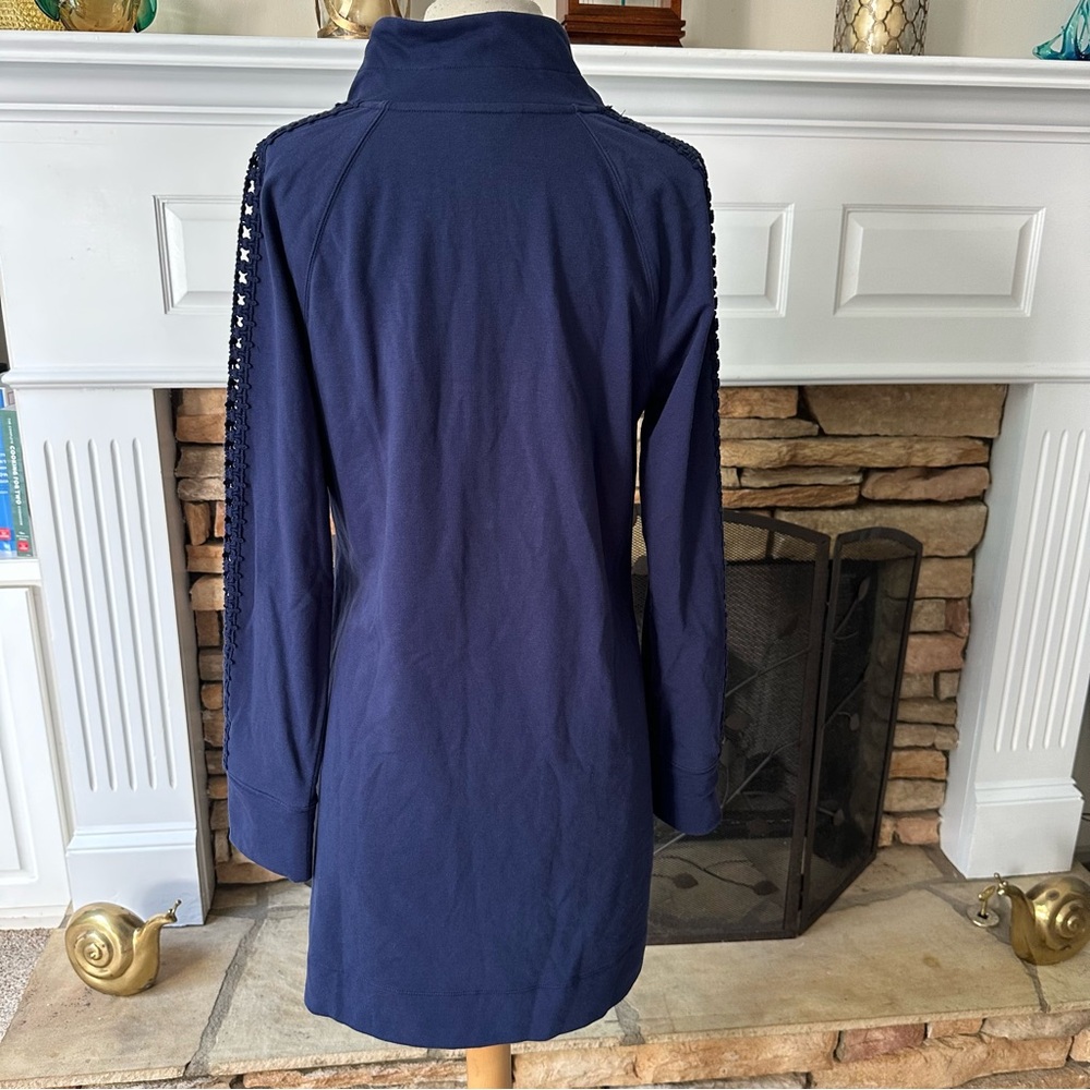 LILLY PULITZER Skipper Dress Solid True Navy Popover medium - Picture 6 of 12